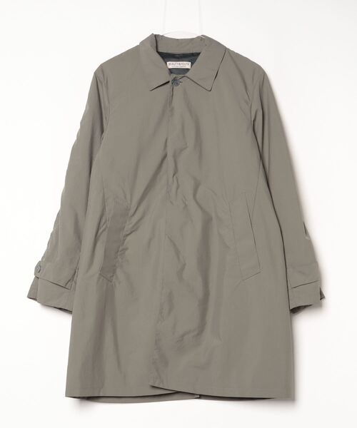 【美品】ユナイテッドアローズ　ステンカラーコート　オリーブ BEAUTY＆YOUTH UNITED ARROWS ステンカラーコート L オリーブ メンズ