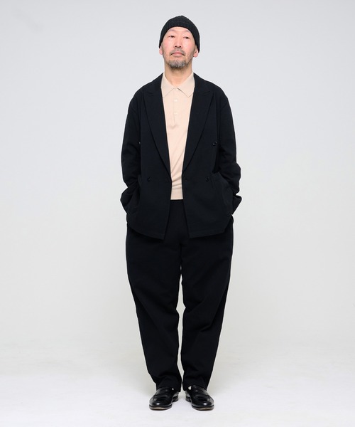 【即完売】金子恵治×フルーツオブザルーム ダブルスーツ セットアップ 黒 L FRUIT OF THE LOOM（フルーツオブザルーム） セットアップ 金子恵治