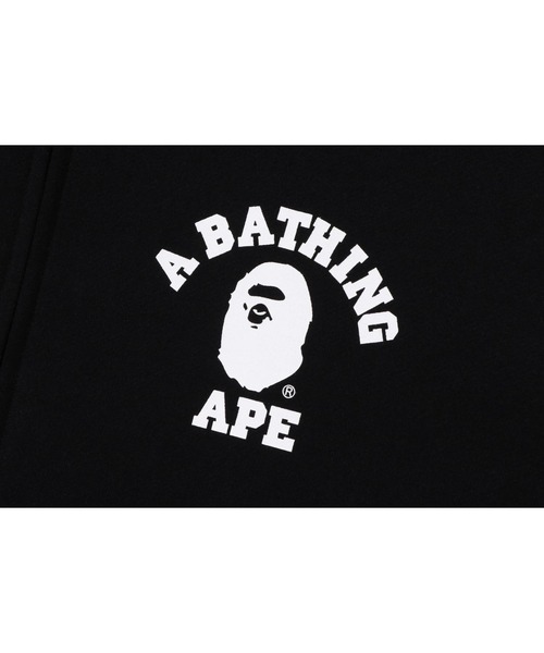「A BATHING APE」 ジップアップパーカー SMALL ブラック メンズの画像
