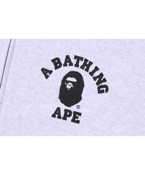 「A BATHING APE」 ジップアップパーカー SMALL ブラック メンズの画像