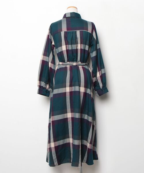 「OLIVE des OLIVE」 シャツワンピース FREE ブルー レディース_画像2