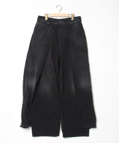 バレンシアガ BALENCIAGA 773758 TDW15 UNISEX ジーンズ BALENCIAGA（バレンシアガ） ダブルサイド デニムパンツ X-SMALL