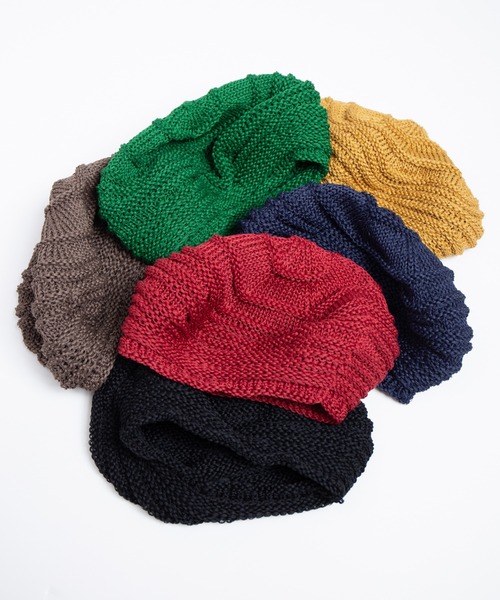 RACAL（ラカル） ニット帽 ニットキャップ Linen Touch Cotton Knit