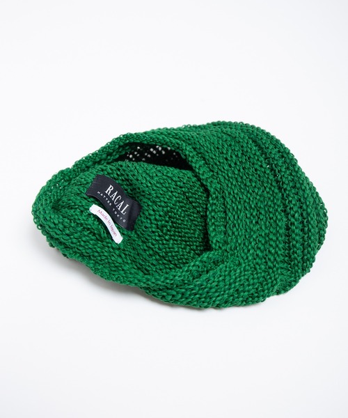 RACAL（ラカル） ニット帽 ニットキャップ Linen Touch Cotton Knit