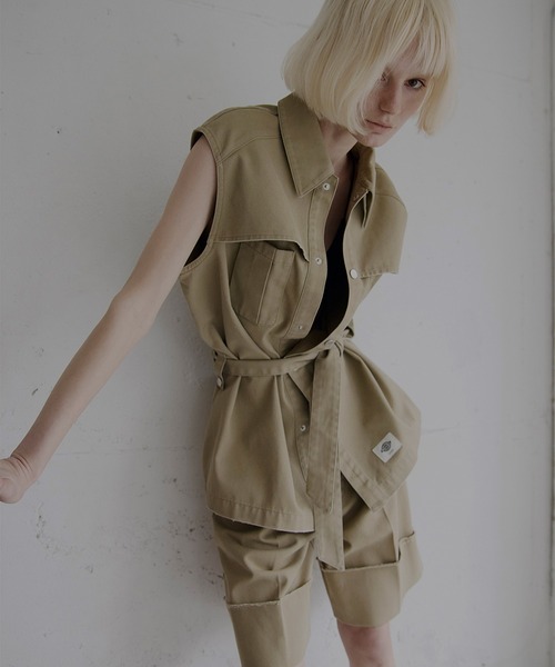 Ameri（アメリ） ハーフパンツ チノパン 短パン Dickies × Ameri HALF
