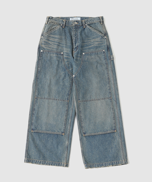 DAIRIKU（ダイリク） ジーンズ Vintage Washed Painter Denim Wide