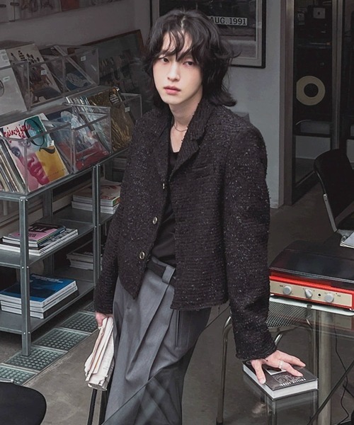 「NOWLE」 ジャケット MEDIUM ブラック メンズ_画像2
