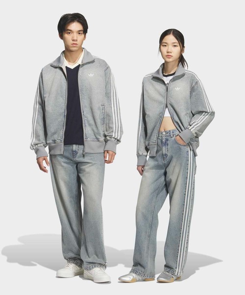 adidas（アディダス） ジーンズ デニム ファイヤーバード トラック