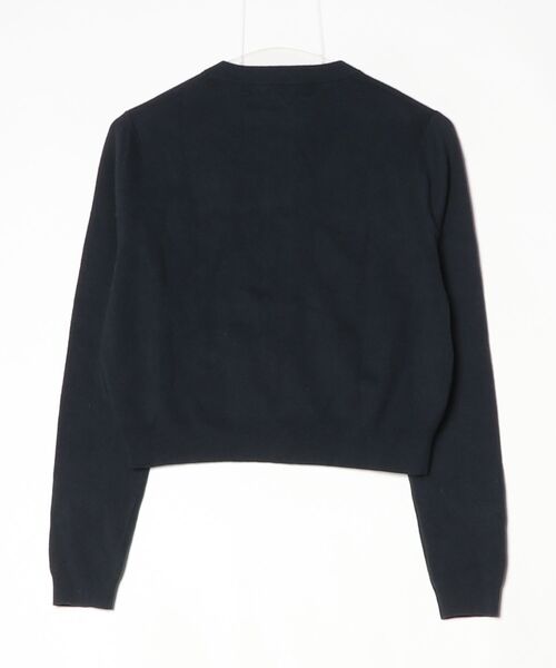 「CABaN」 ニットカーディガン X-SMALL ネイビー レディースの画像