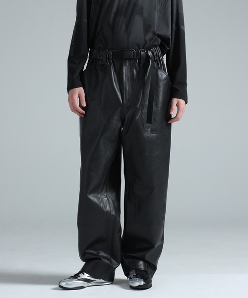 Y-3 パンツ MERCEDES - AMG PETRONAS FORMULA 1 TEAM LEATHER RACING