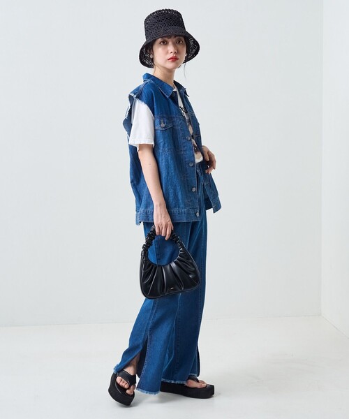 FREAK'S STORE（フリークスストア） デニムパンツ MEDIUM サックス