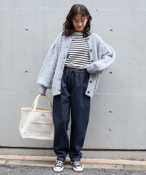 「FREAK'S STORE」 チノパンツ SMALL ネイビー レディース_画像3