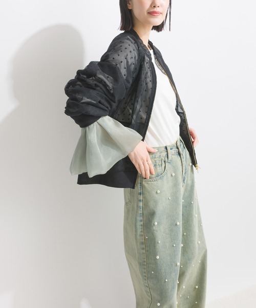 「PICCIN」 長袖カットソー M ブラック レディース_画像8