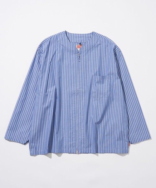 「HINSON」 長袖シャツ LARGE オフホワイト メンズ_画像2
