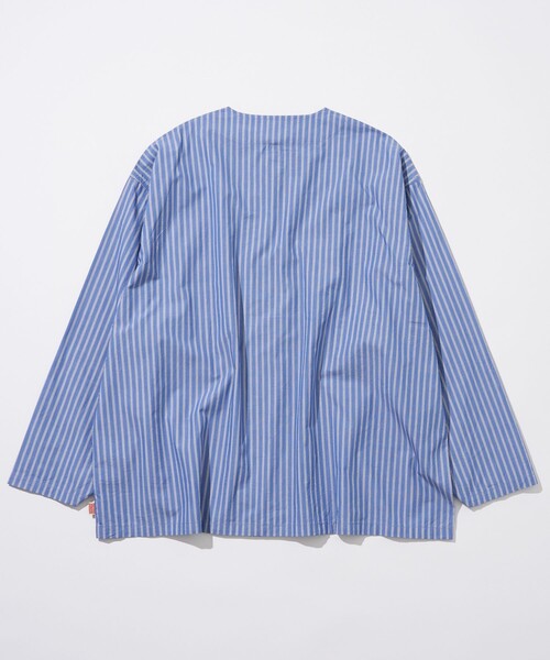 「HINSON」 長袖シャツ LARGE オフホワイト メンズ_画像3