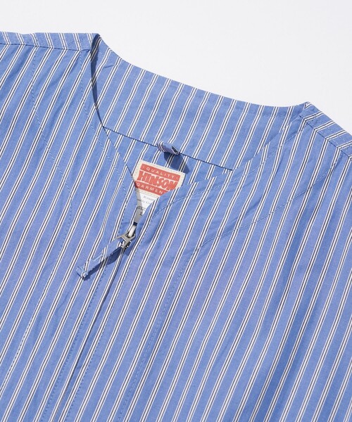 「HINSON」 長袖シャツ LARGE オフホワイト メンズ_画像4