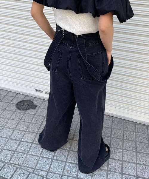 「KBF」 デニムパンツ 36 ネイビー レディース_画像4