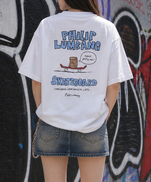 Philip Lumbang（フィリップランバン） tシャツ 「h」「Philip Lumbang
