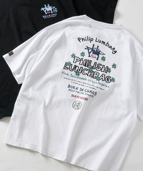 Philip Lumbang（フィリップランバン） tシャツ 「h」「Philip Lumbang