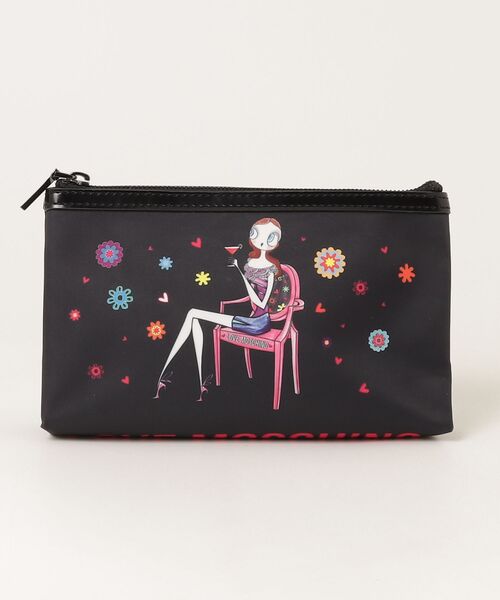 Love Moschino（ラブモスキーノ） ポーチ - ブラック レディース