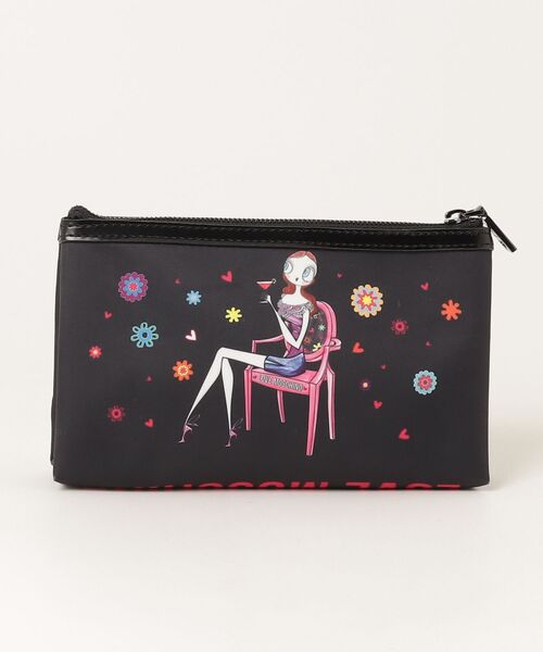 Love Moschino（ラブモスキーノ） ポーチ - ブラック レディース