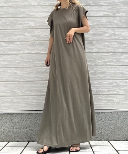 Q ワンピース 半袖 COOLカノコロングワンピース : ZOZOTOWN Yahoo!店