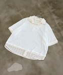 シャツ 半袖 レイヤード半袖プルオーバーシャツ...の詳細画像1