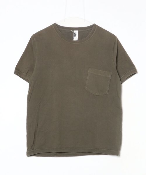 MHL．半袖Tシャツ MHL.（エムエイチエル） 半袖Tシャツ M グリーン レディース