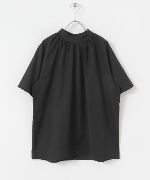「ITEMS URBANRESEARCH」 半袖ブラウス FREE ブラック レディース_画像9