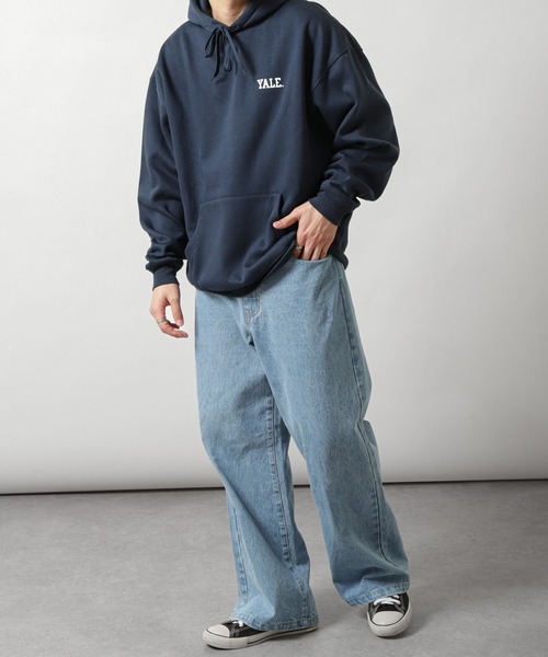 「ZIP FIVE」 「YALE」スウェットカットソー LARGE チャコール メンズ_画像3