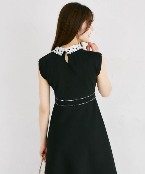 tocco closet（トッコ クローゼット） ワンピース 2WAYレース襟