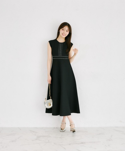 tocco closet（トッコ クローゼット） ワンピース 2WAYレース襟