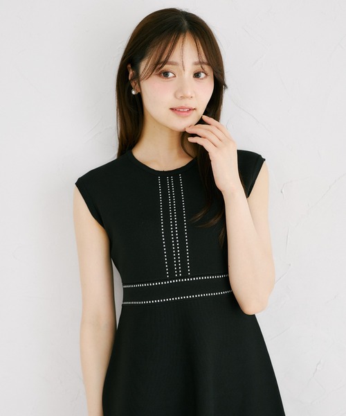 tocco closet（トッコ クローゼット） ワンピース 2WAYレース襟
