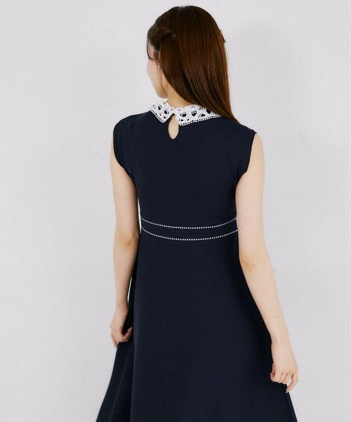 tocco closet（トッコ クローゼット） ワンピース 2WAYレース襟