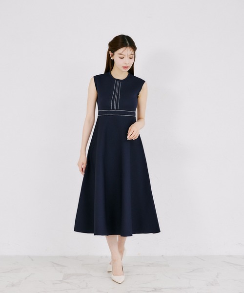 tocco closet（トッコ クローゼット） ワンピース 2WAYレース襟