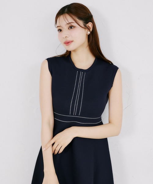 tocco closet（トッコ クローゼット） ワンピース 2WAYレース襟