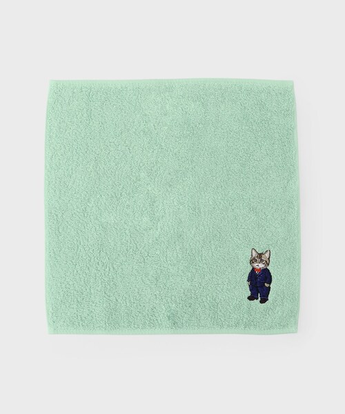 タオル・ハンカチ TY THE SHOP TK ハンカチ アニマル刺繍 今治タオルハンカチ メンズ