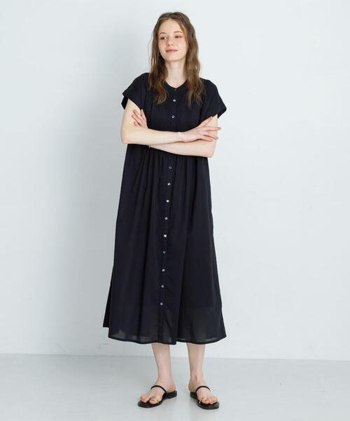 「URBAN RESEARCH Sonny Label」 半袖ワンピース FREE ブラック レディース_画像5