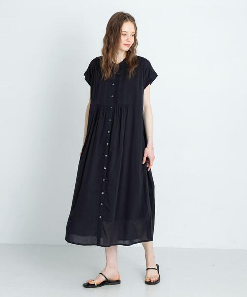「URBAN RESEARCH Sonny Label」 半袖ワンピース FREE ブラック レディース_画像6
