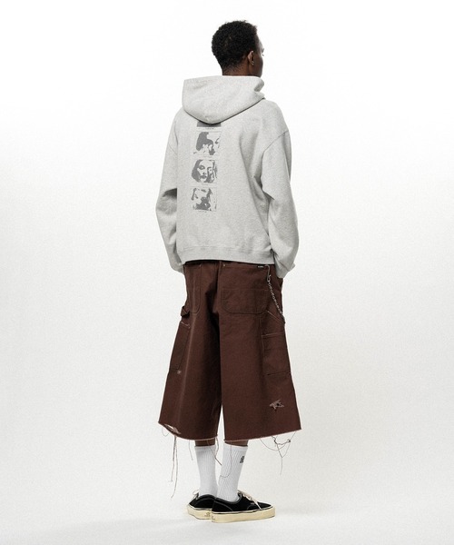 KAMIYA パーカー DISTORTED Girl” Zip-up Hoodie メンズ : ZOZOTOWN