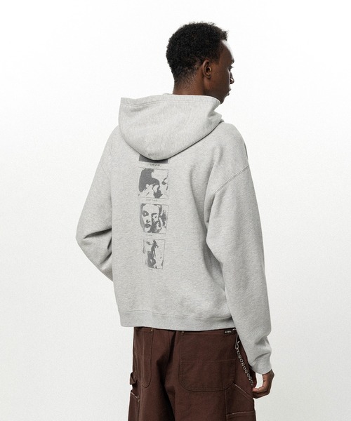 KAMIYA パーカー DISTORTED Girl” Zip-up Hoodie メンズ : ZOZOTOWN