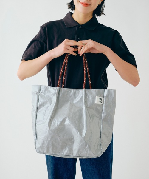 Daily russet（デイリー ラシット） トートバッグ FREE シルバー 