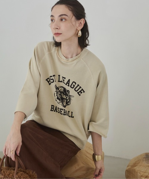 「ANGIE」 半袖Tシャツ FREE ブラック レディース_画像5