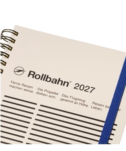 Rollbahn 手帳 「2027年版／2026年10月始まり手帳」ロルバーン