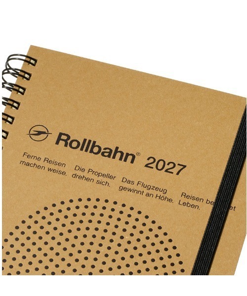 Rollbahn 手帳 「2027年版／2026年10月始まり手帳」ロルバーン