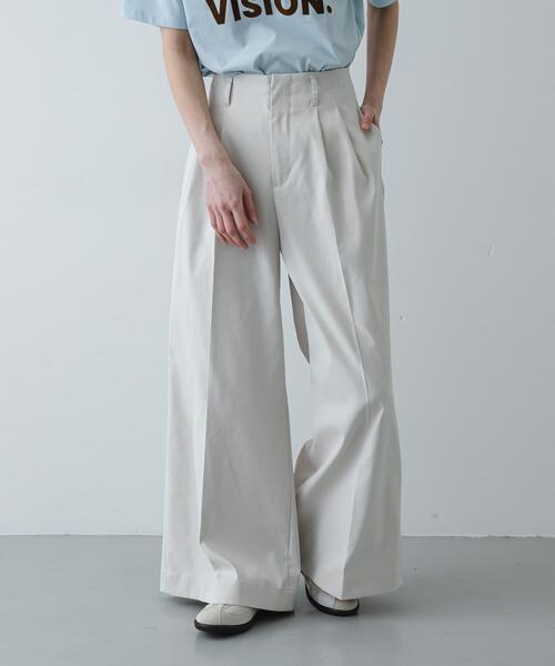 「SENSE OF PLACE by URBAN RESEARCH」 チノパンツ LARGE ベージュ レディース_画像3