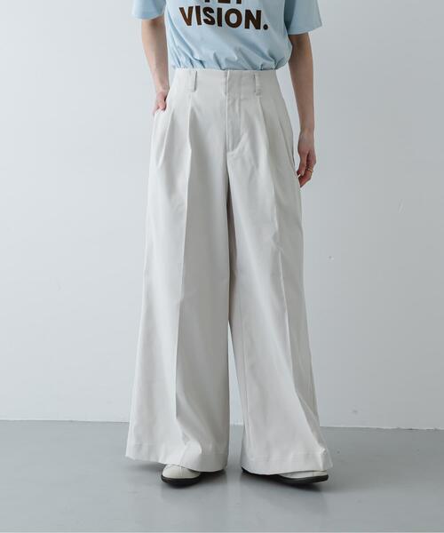 「SENSE OF PLACE by URBAN RESEARCH」 チノパンツ LARGE ベージュ レディース_画像4