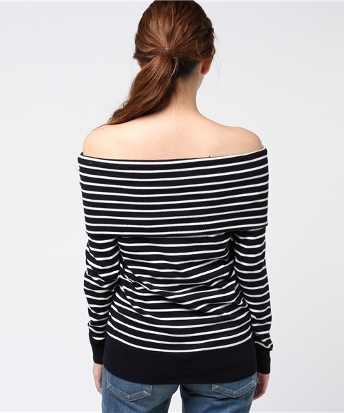 サイズ ニット 通販 Paypayモール オフショルダーボーダーニット Zozotown Paypayモール店 サイズガイ Www Ecopackersperu Com