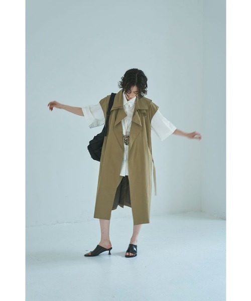 marjour（マージュール） トレンチコート コート TRENCH LONG VEST 