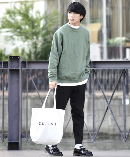 ASTRONOMY スウェット ビッグシルエット サイドジップ クルー